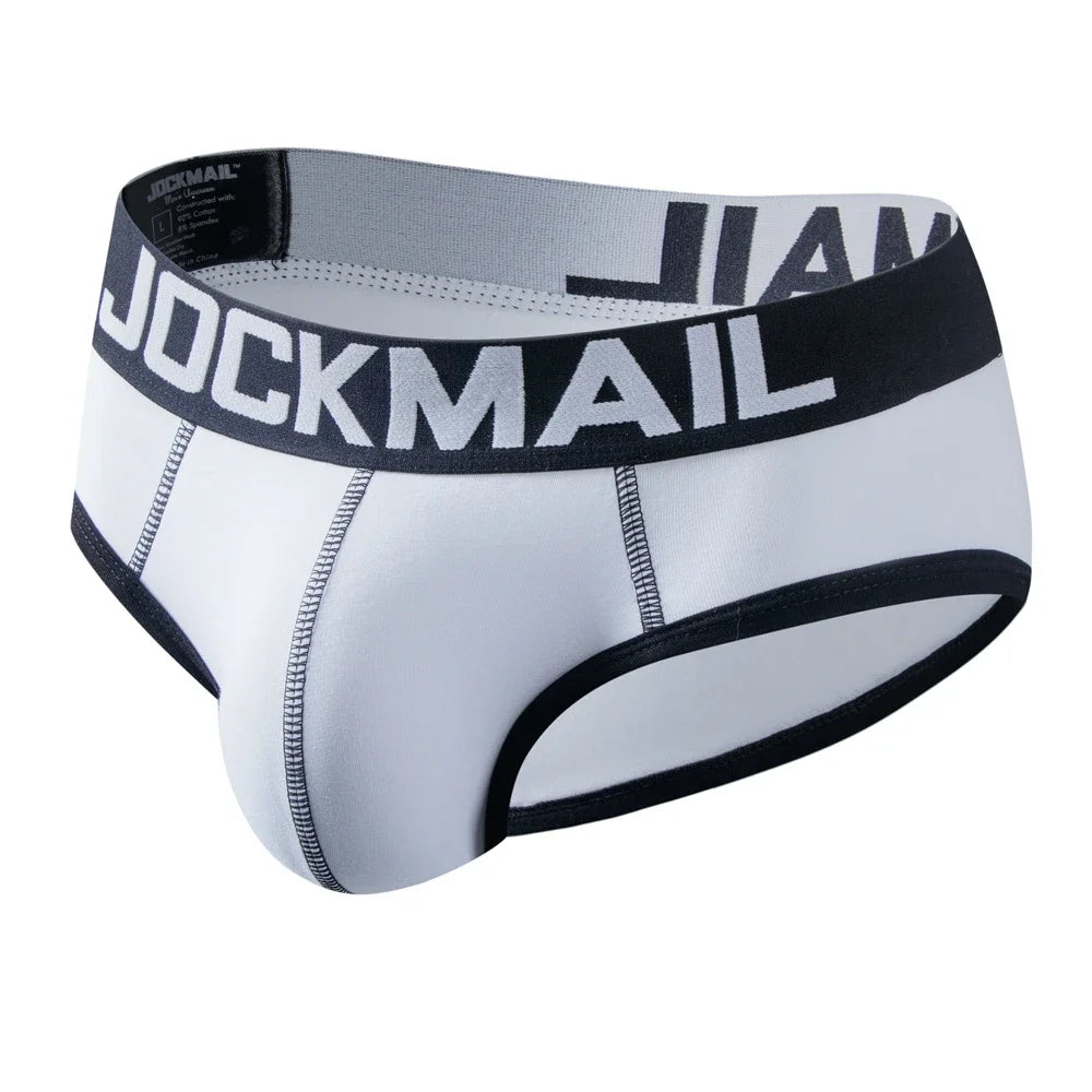 Calzoncillos sexis de marca para Hombre, Bikini, ropa interior masculina, Calzoncillos para Hombre, calzoncillos de algodón para Hombre, Cuecas, ropa interior, uso diario JM339