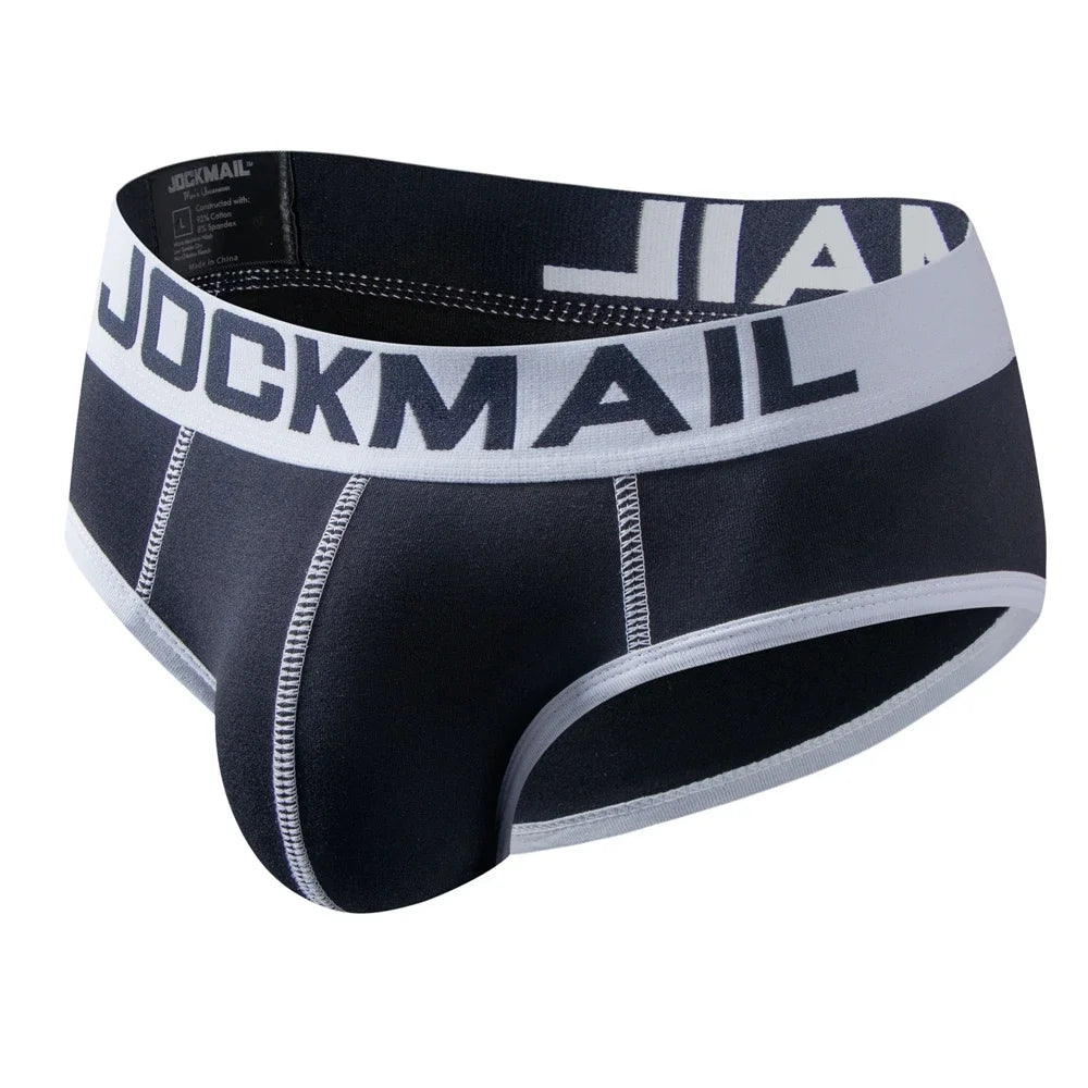 Calzoncillos sexis de marca para Hombre, Bikini, ropa interior masculina, Calzoncillos para Hombre, calzoncillos de algodón para Hombre, Cuecas, ropa interior, uso diario JM339