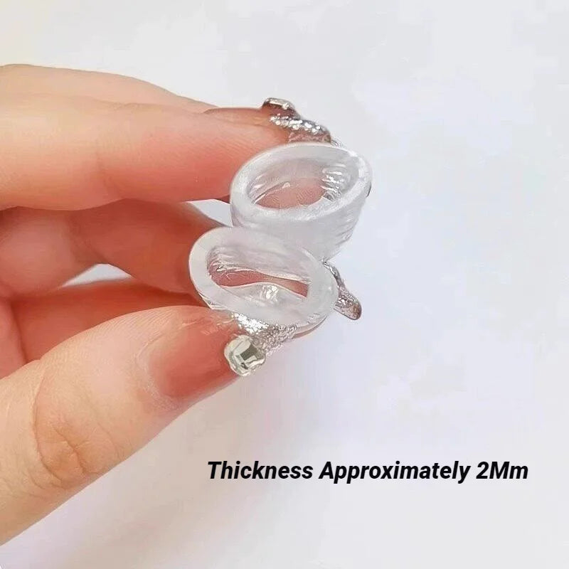 Protectores de dedos de silicona transparentes y transpirables de alta elasticidad, previenen ampollas, callos y durezas, cuidado de los pies antifricción