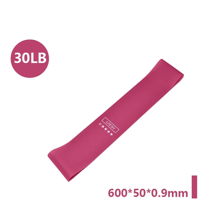 Equipo de entrenamiento físico portátil, bandas de resistencia de goma para Yoga, gimnasio, goma elástica, fuerza, Pilates, Crossfit, deportes de peso para mujeres