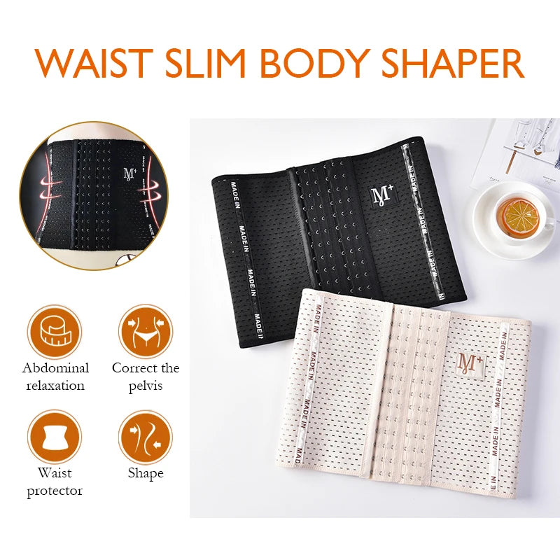 Faja moldeadora de cintura para mujer, corsé con correa de modelado, cinturón adelgazante, ropa interior moldeadora de cuerpo, faja adelgazante