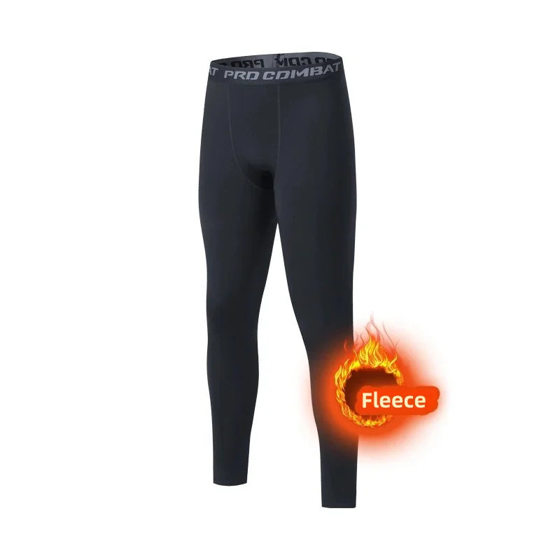 Ropa interior térmica de invierno para hombre, mallas de lana para hombre, pantalones largos cálidos, pantalones térmicos de compresión, medias, ropa para hombre 3XL