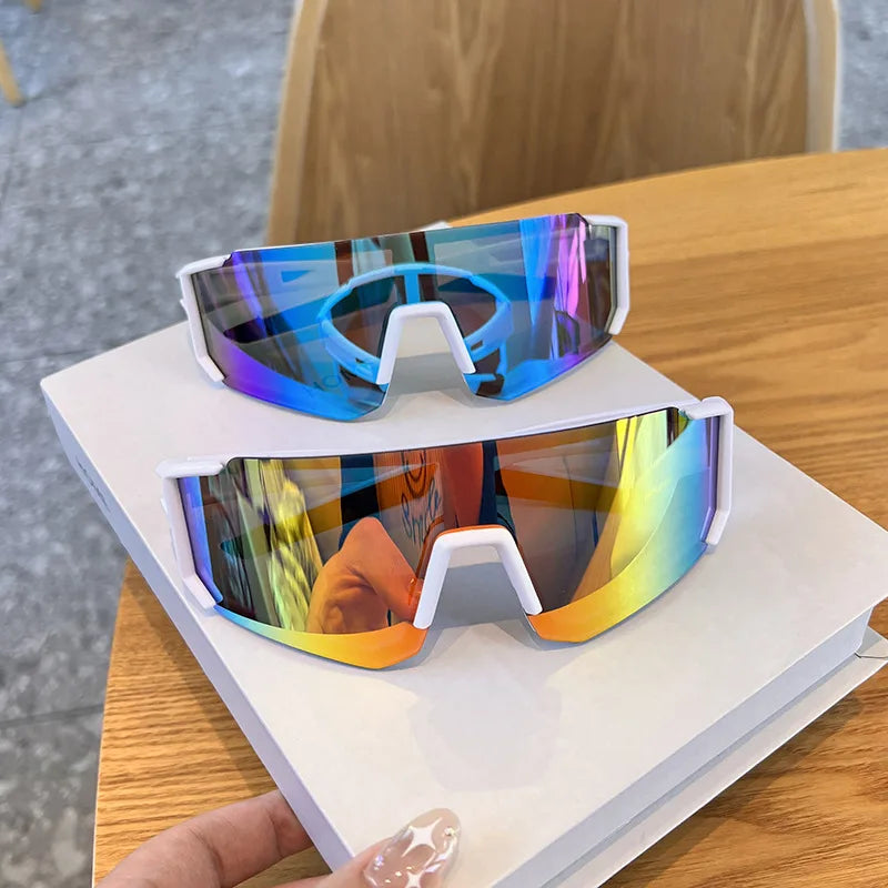 Gafas antiluz para senderismo y ciclismo, 2 uds., UV400, Protector de ojos a prueba de arena, gafas para deportes al aire libre, lentes antiradiación