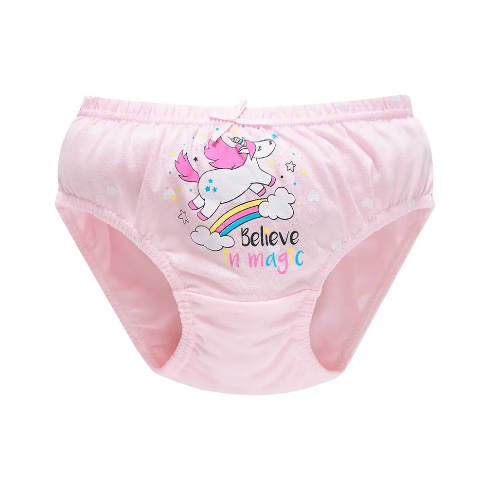 2/5/10 Uds bragas de algodón para niñas lindo gato unicornio Arco Iris varios patrones de dibujos animados calzoncillos para niñas ropa interior cómoda y suave para niños