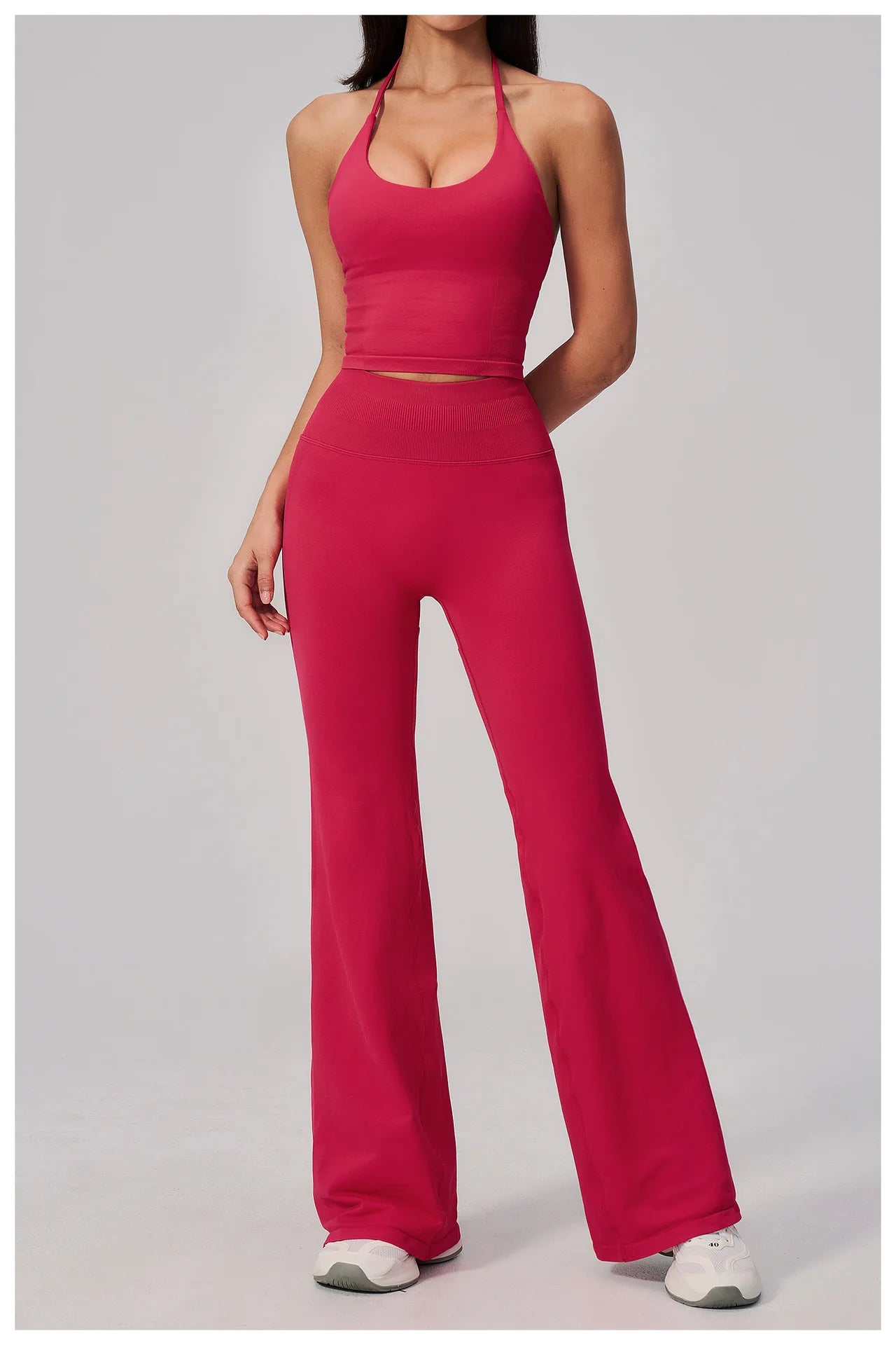 Conjunto de Yoga sin Costuras para Mujer, Ropa Deportiva, Conjunto de Fitness de 2 Piezas, Leggings y Sujetador Deportivo Transpirable, Ropa Deportiva Femenina