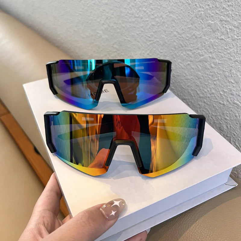 Gafas antiluz para senderismo y ciclismo, 2 uds., UV400, Protector de ojos a prueba de arena, gafas para deportes al aire libre, lentes antiradiación