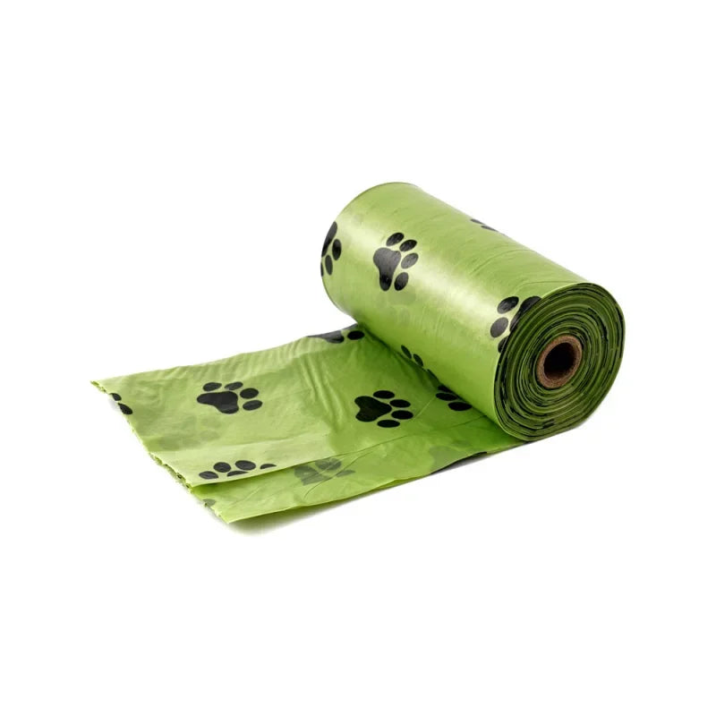 30/600 Uds bolsas para excrementos de perros para perros bolsas grandes para residuos de gatos perrito al aire libre limpieza del hogar bolsa de basura suministros para mascotas 15 bolsas/rollo