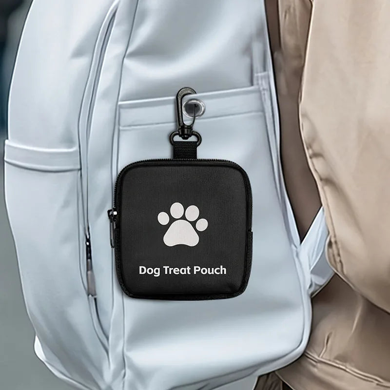 Bolsa portátil para golosinas para perros, adiestramiento al aire libre, bolsillo para comida para perros, bolsas multifuncionales de recompensa para perros, suministros para mascotas