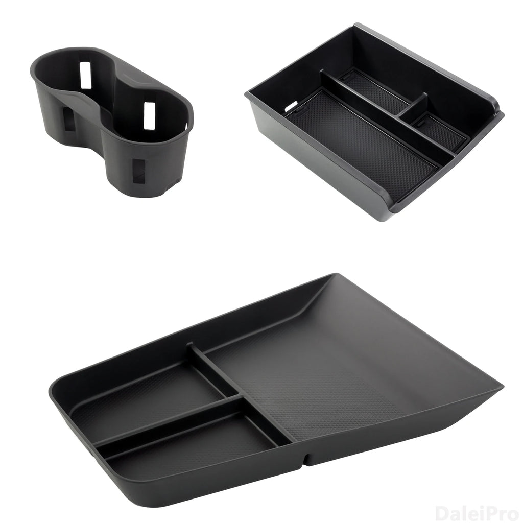 Para BYD Seal U 2023 2024 2025 caja de almacenamiento con reposabrazos consola central portavasos caja de almacenamiento en capas accesorios para Song Plus DM-i