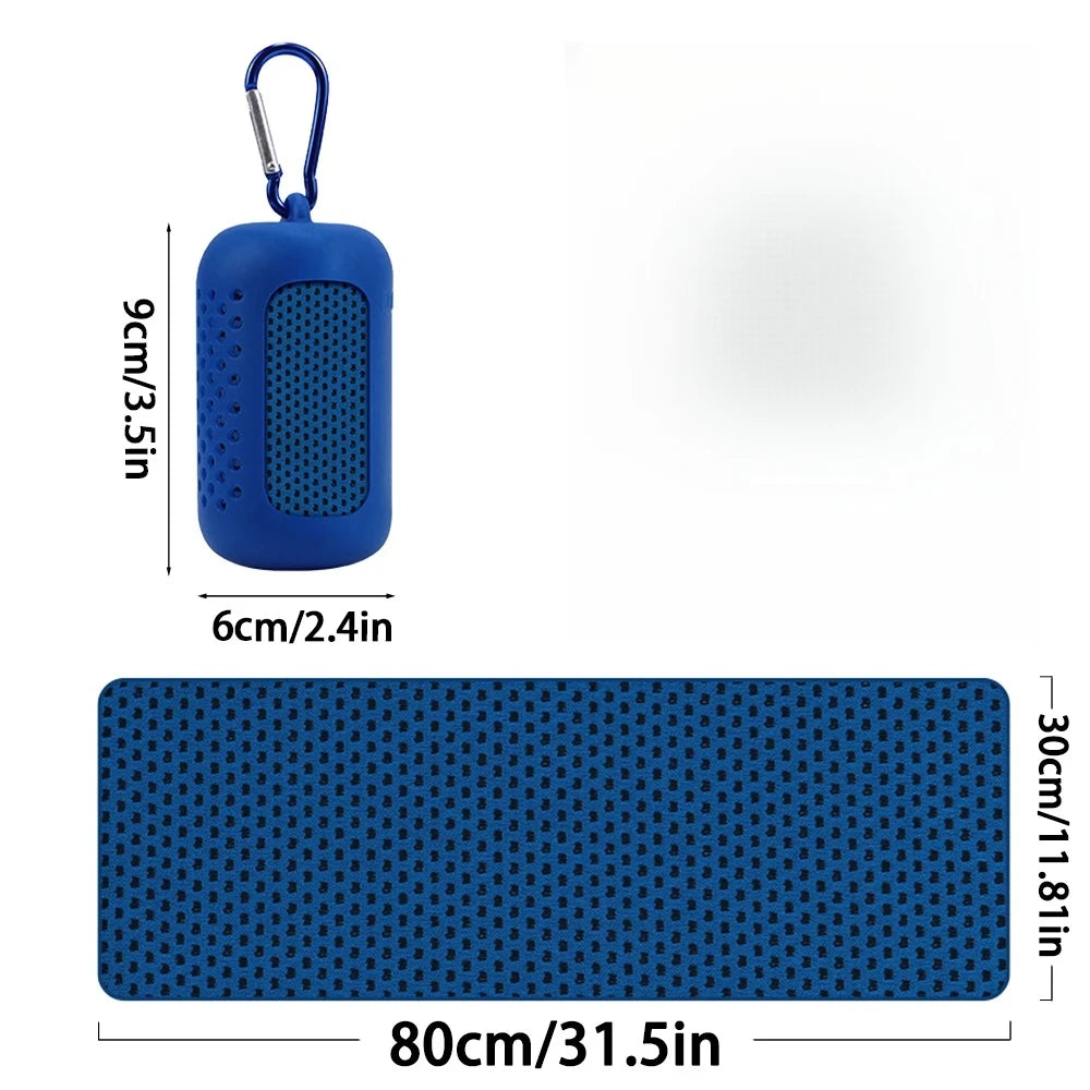 Nueva toalla de microfibra deportiva de secado rápido, toalla súper absorbente para acampar, ultrafina, ligera, para gimnasio, natación, Yoga, toalla de playa