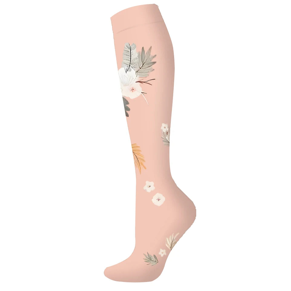 Nuevos calcetines de compresión deportivos para venas varicosas, calcetines médicos de nailon para enfermería, aptos para correr, saltar, antifatiga