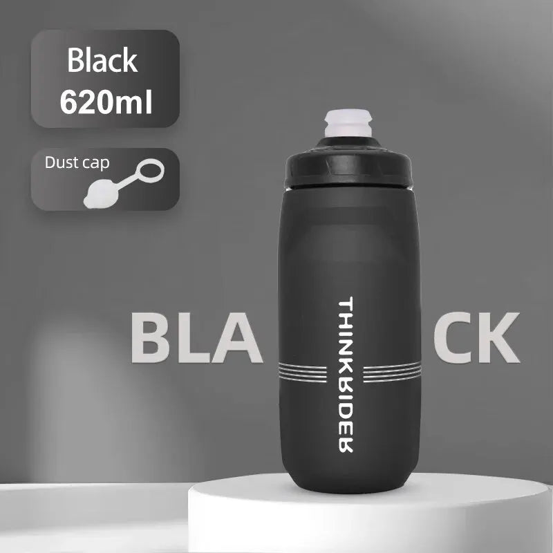 ThinkRider-botella de agua para bicicleta de montaña y carretera, botella de plástico portátil de gran capacidad para deportes al aire libre, 620ml/750ml