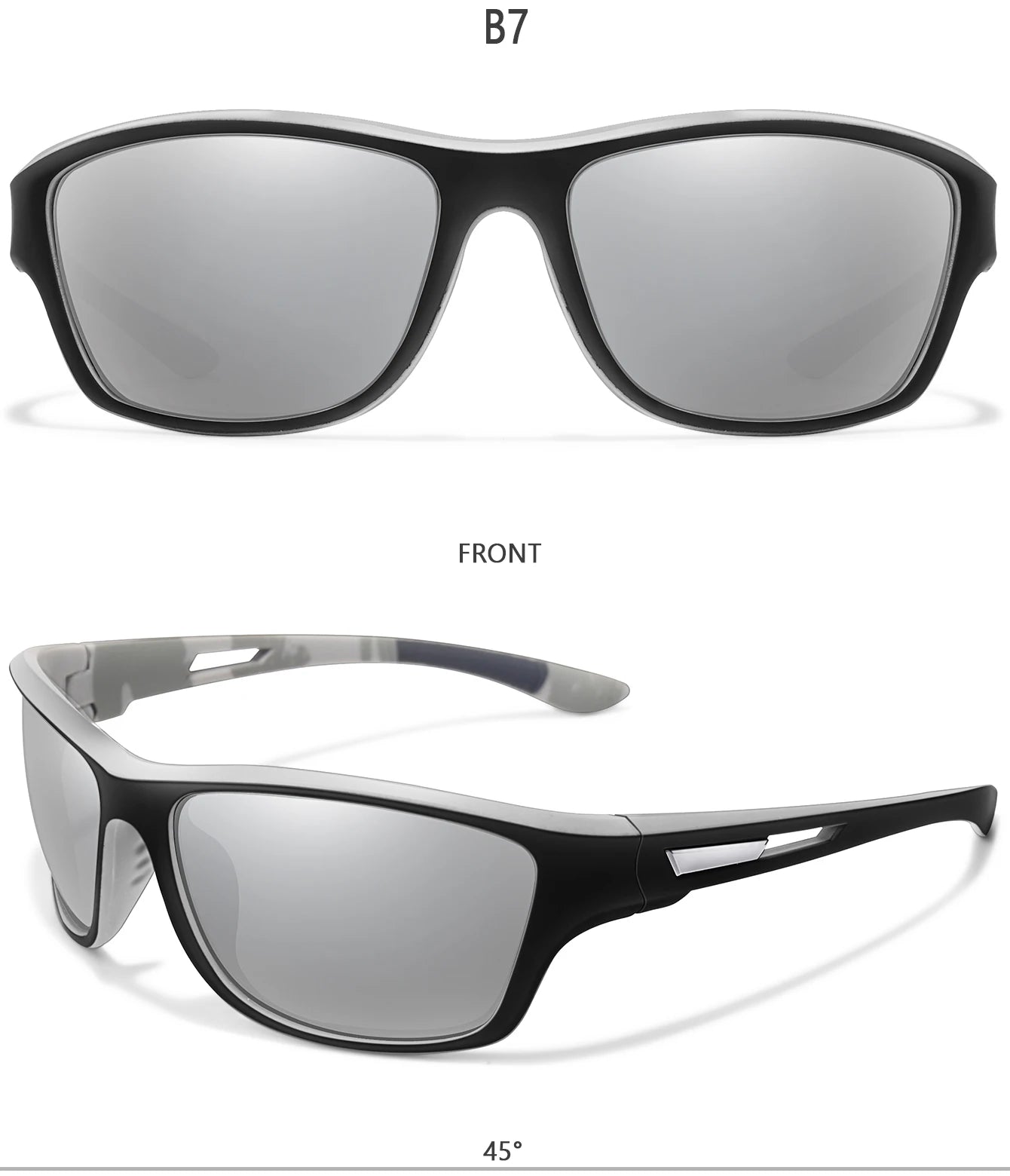 Gafas de sol polarizadas para pescar para hombre y mujer, lentes de sol antideslumbrantes UV400 para ciclismo, conducción, senderismo, 1 unidad