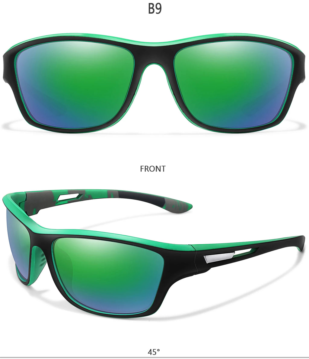 Gafas de sol polarizadas para pescar para hombre y mujer, lentes de sol antideslumbrantes UV400 para ciclismo, conducción, senderismo, 1 unidad