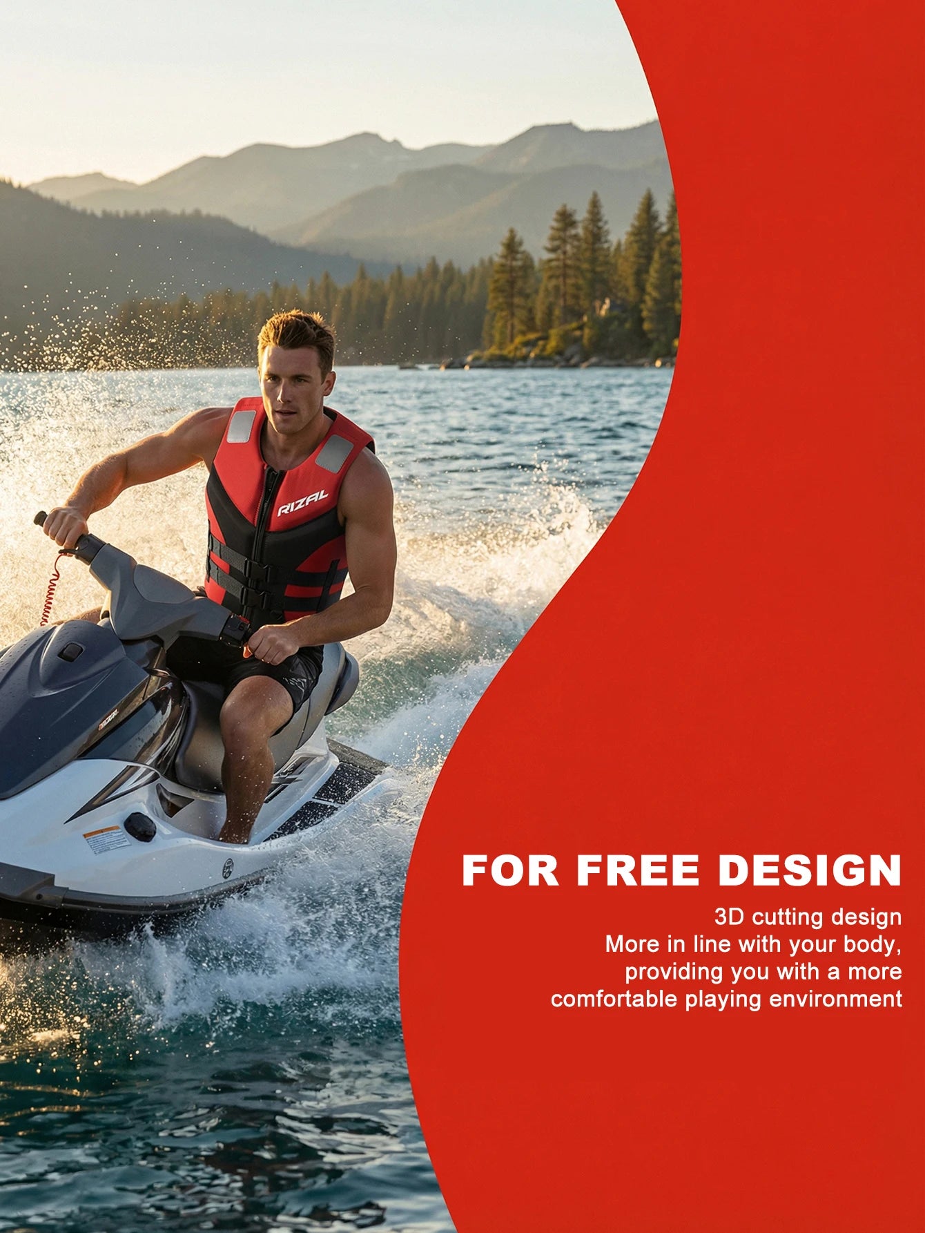 Chaleco salvavidas para adultos, para Surf, Kayak, Wakeboard, lanchas de rescate, balsa, esquí, deportes acuáticos, natación, rescate a la deriva