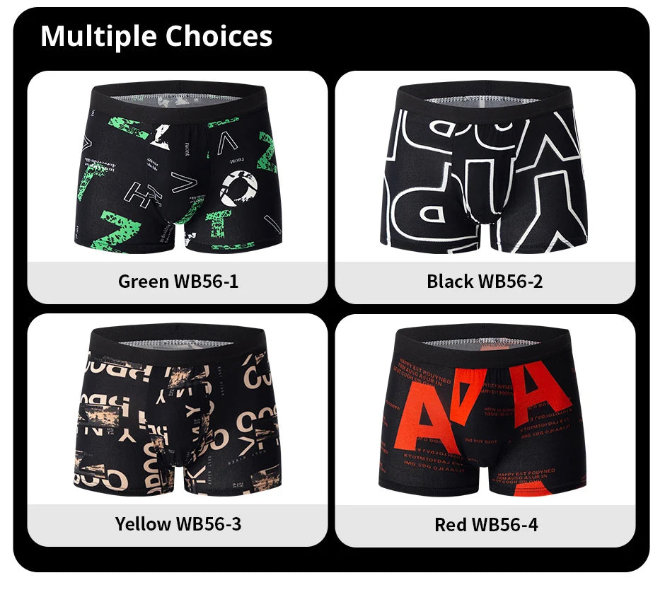 Ropa interior para padres e hijos para hombres y adolescentes, pantalones cortos con estampado Simple y a la moda, pantalones cortos informales con cintura elástica Joker, 4/10 piezas