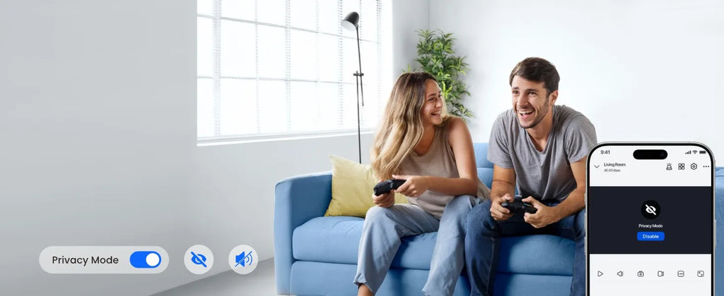 Cámara IP WiFi REOLINK E1 Pro 3K 5MP PT con Seguimiento Automático, Monitor para Bebés, Detección de Personas/Mascotas/Llanto, Audio Bidireccional, Cámara de Seguridad