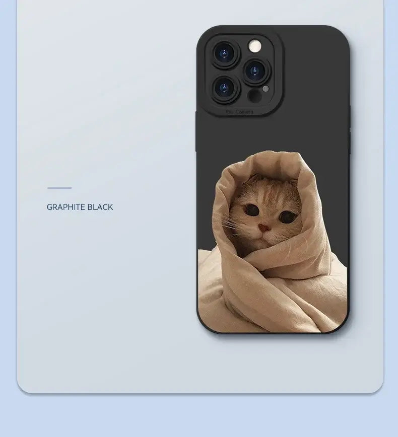 Funda de teléfono de silicona con dibujo de gato y perro para Samsung Galaxy A14 A34 A54 A13 A23 A33 A52 S23 Ultra S22 Plus S21 S20 FE