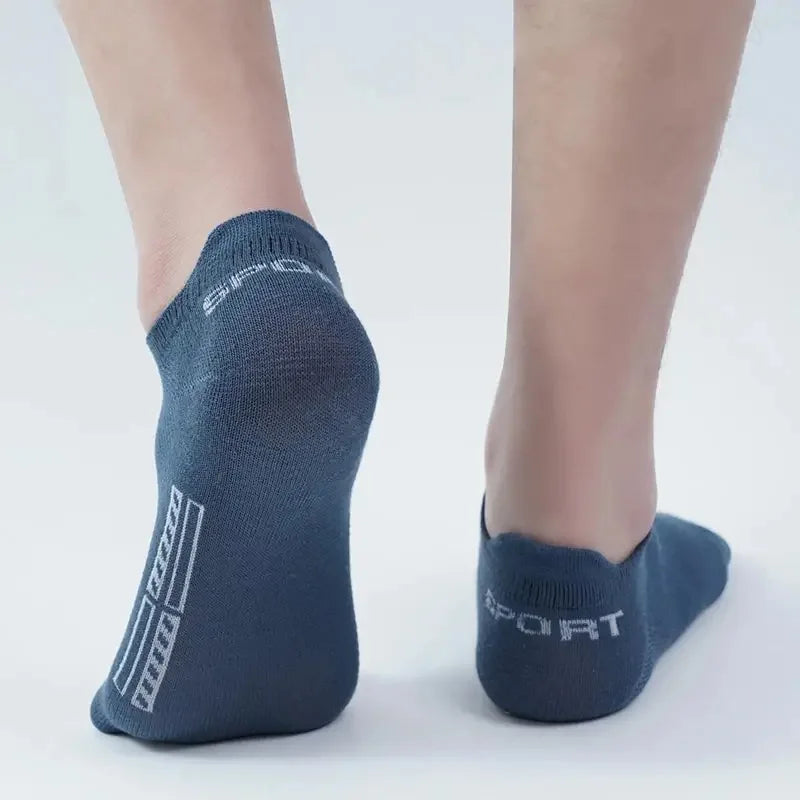 5/10/20 pares de calcetines deportivos de poliéster transpirables de malla fina de verano para hombre calcetines cortos absorbentes de sudor