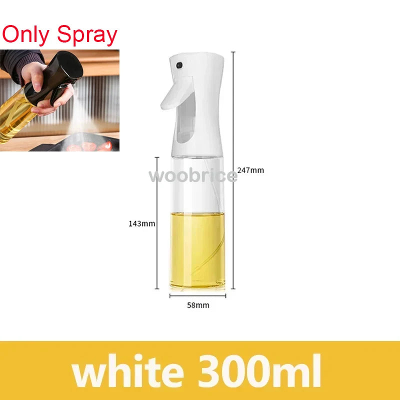 Dispensador de aceite en aerosol 2 en 1 para cocina, pulverizador de aceite o solo cepillo pulverizador para freír al aire, ensaladas, asar, cocinar en la cocina