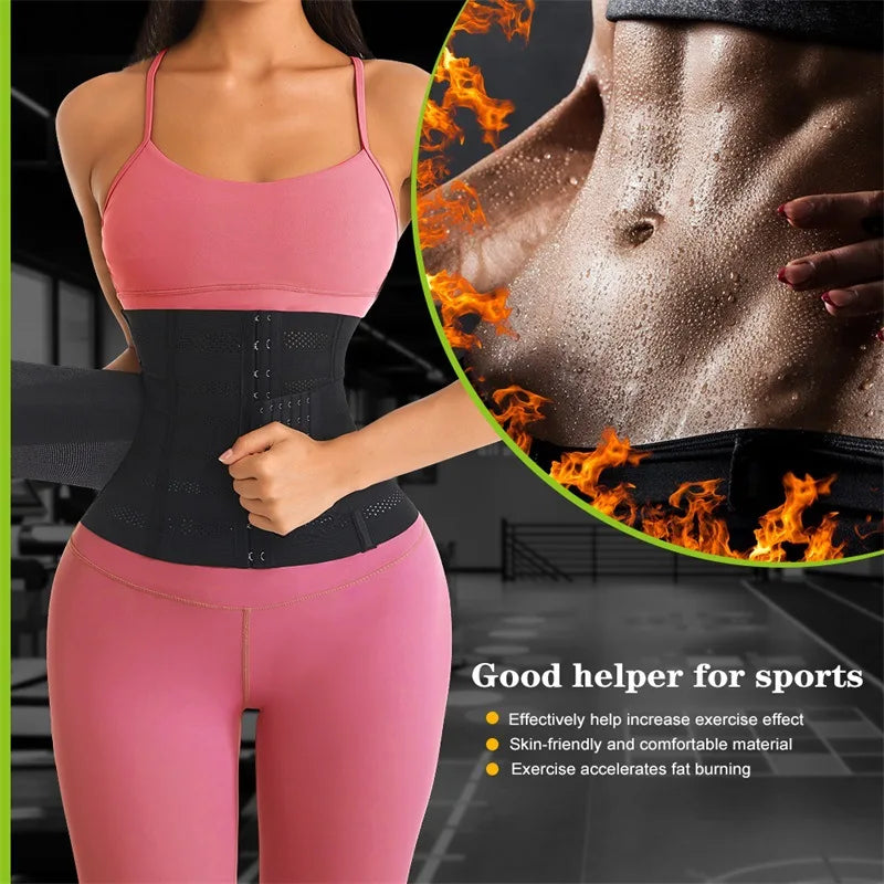 Entrenador de cintura moldeador de cuerpo para mujer, Control de barriga, envoltura adelgazante, faja reductora de vientre plano, cinturones de corsé