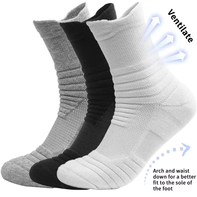 10 pares de medias deportivas de algodón transpirables para hombre, calcetines de fibra de bambú para otoño e invierno, desodorante con absorción de sudor, calcetines de negocios