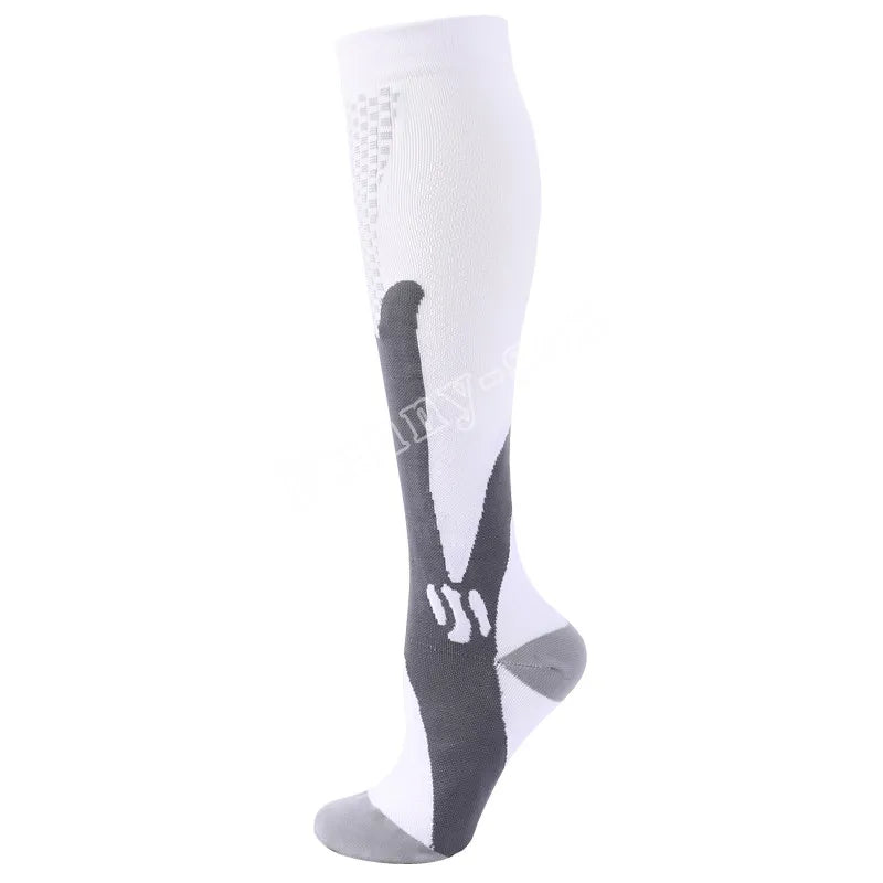 Calcetines de compresión para correr, calcetines deportivos para enfermería médica, 20-30mmHg, para viajes en vuelo, embarazo, Edema, Diabetes, venas varicosas