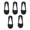 5 pares de calcetines para mujer, transpirables, invisibles, de silicona, antideslizantes, de color sólido, calcetines tipo barco, cómodos, de alta calidad, invisibles, ultrafinos