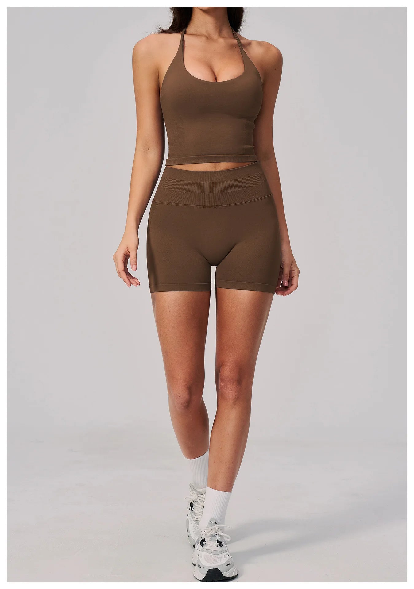 Conjunto de Yoga sin Costuras para Mujer, Ropa Deportiva, Conjunto de Fitness de 2 Piezas, Leggings y Sujetador Deportivo Transpirable, Ropa Deportiva Femenina