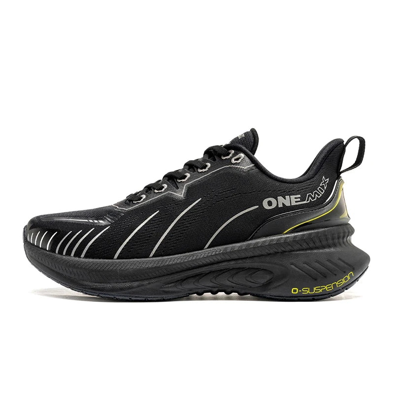ONEMIX-zapatillas de deporte transpirables para mujer, zapatos deportivos de amortiguación a la moda, color negro, 2024