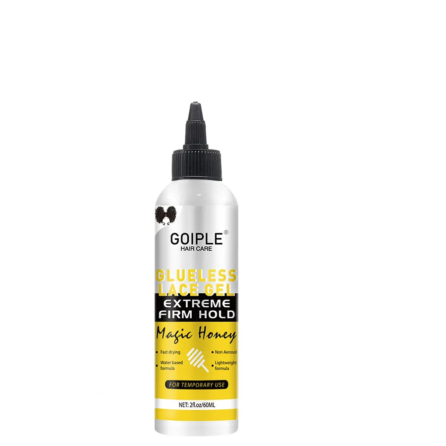 GOIPLE Gel Adhesivo para Encaje sin Pegamento, Lavable, 2 fl.oz, Fijación Extrema, Fórmula Ligera a Base de Agua, Adhesivo No Aerosol para Uso Temporal