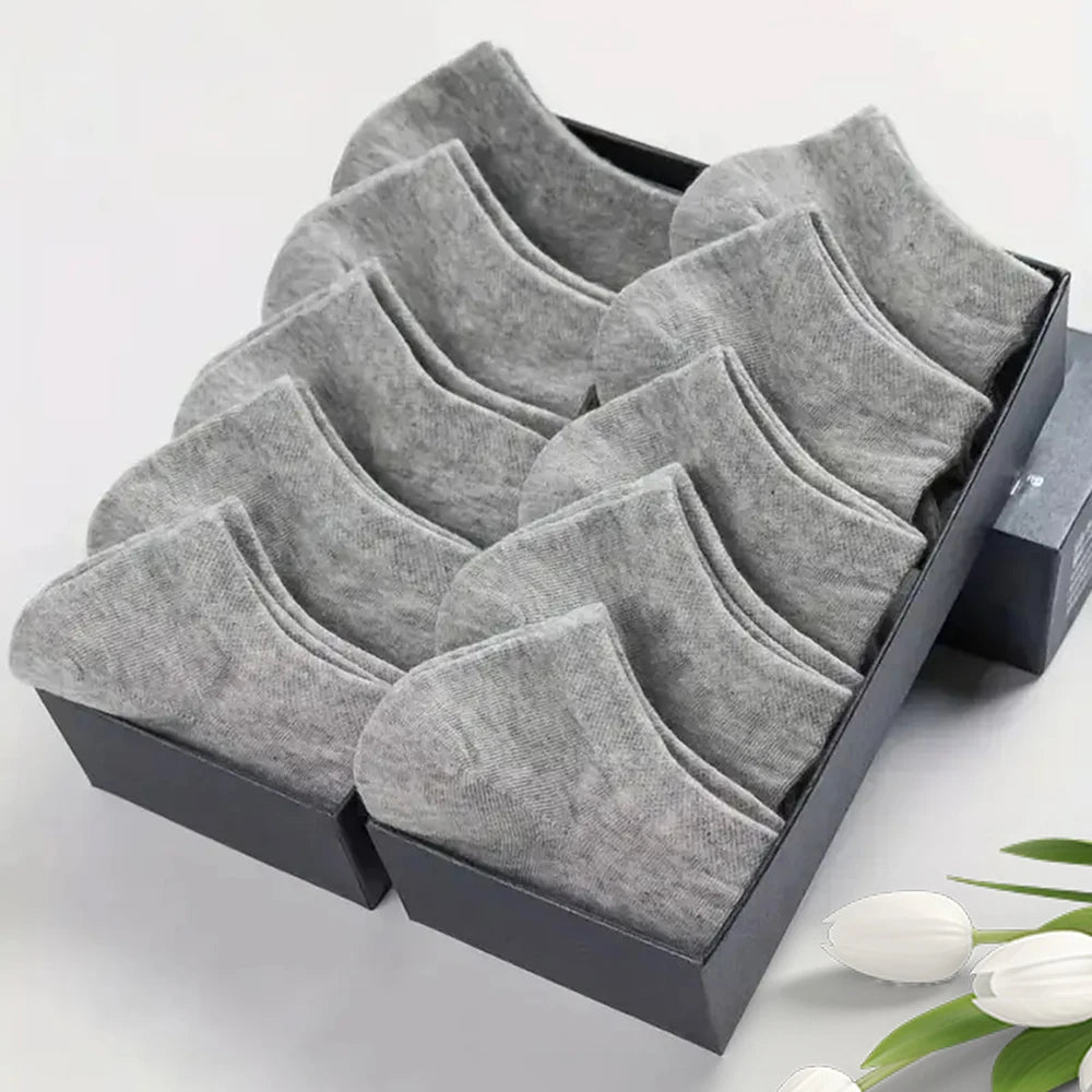 10/20/30/40/50 pares de calcetines tobilleros de corte bajo con desodorante transpirable para hombre, ropa cómoda que absorbe el sudor y para verano