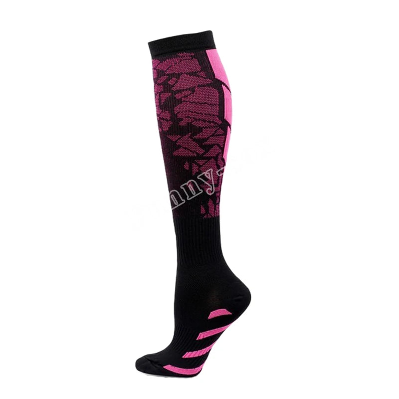 Calcetines de compresión para correr, calcetines deportivos para enfermería médica, 20-30mmHg, para viajes en vuelo, embarazo, Edema, Diabetes, venas varicosas