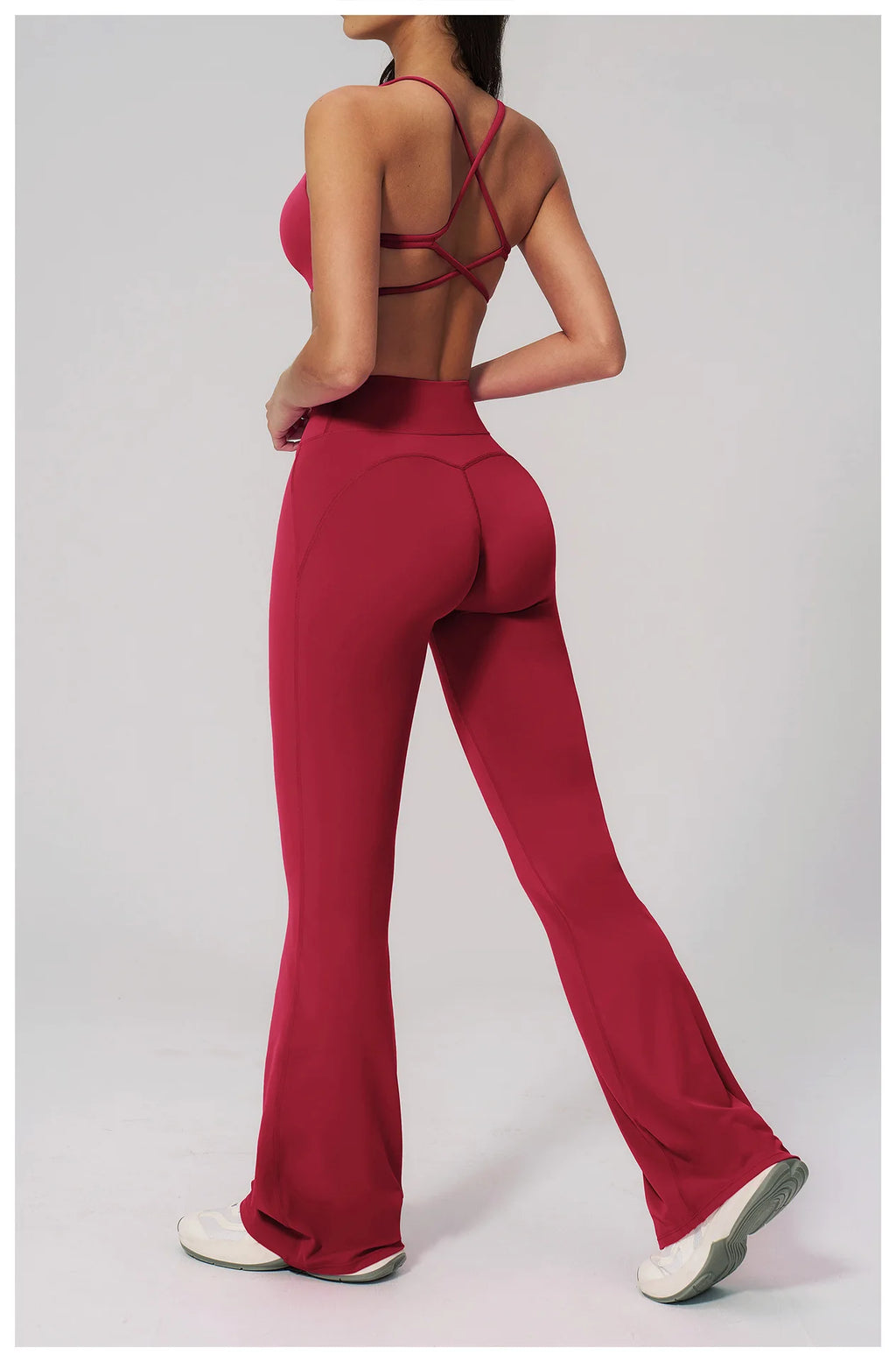 Conjunto de Yoga para Mujer, Ropa Deportiva, Conjunto de Gimnasio y Fitness, 2 Piezas, Leggings para Correr, Sujetador Deportivo Transpirable, Ropa Deportiva Femenina
