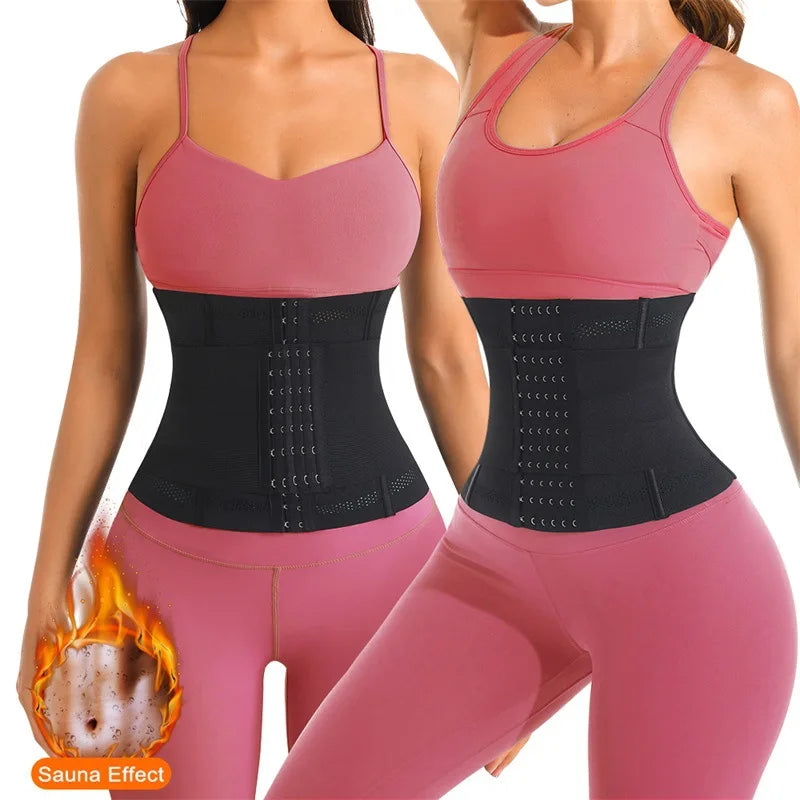 Entrenador de cintura moldeador de cuerpo para mujer, Control de barriga, envoltura adelgazante, faja reductora de vientre plano, cinturones de corsé
