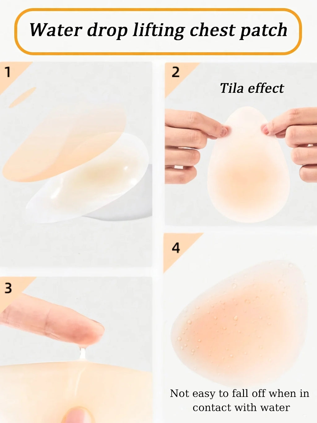 1 par de Cubrepezones Invisibles Autoadhesivos, Anti-Fricción, Lavables, Perfectos para Trajes de Baño de Verano, Playa, Piscina y Uso Diario