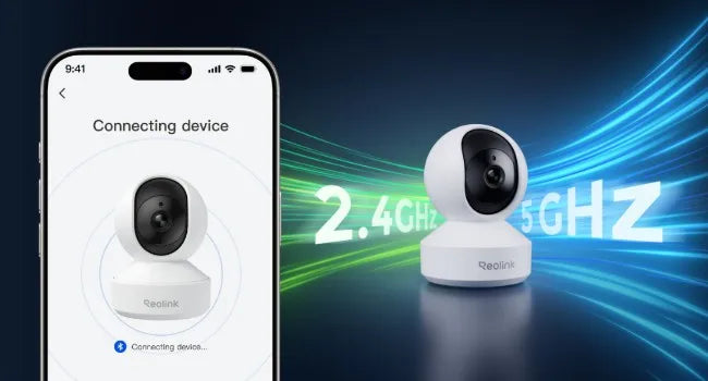 Cámara IP WiFi REOLINK E1 Pro 3K 5MP PT con Seguimiento Automático, Monitor para Bebés, Detección de Personas/Mascotas/Llanto, Audio Bidireccional, Cámara de Seguridad