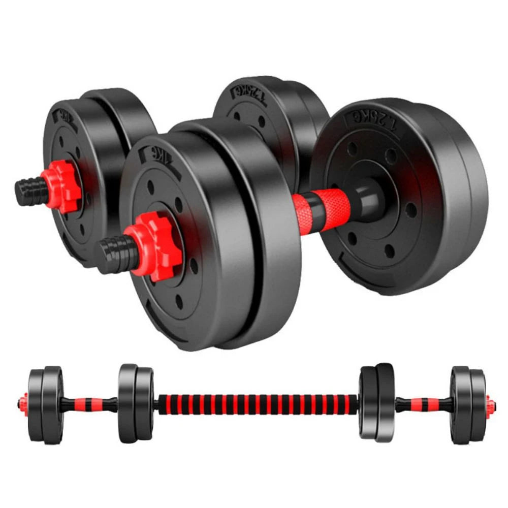 Juego de mancuernas y barra ajustables, pesas de 10 kg, 15 kg, 20 kg, 30 kg, 40 kg, 50 kg, mancuernas para gimnasio y hogar, aptas para hombres