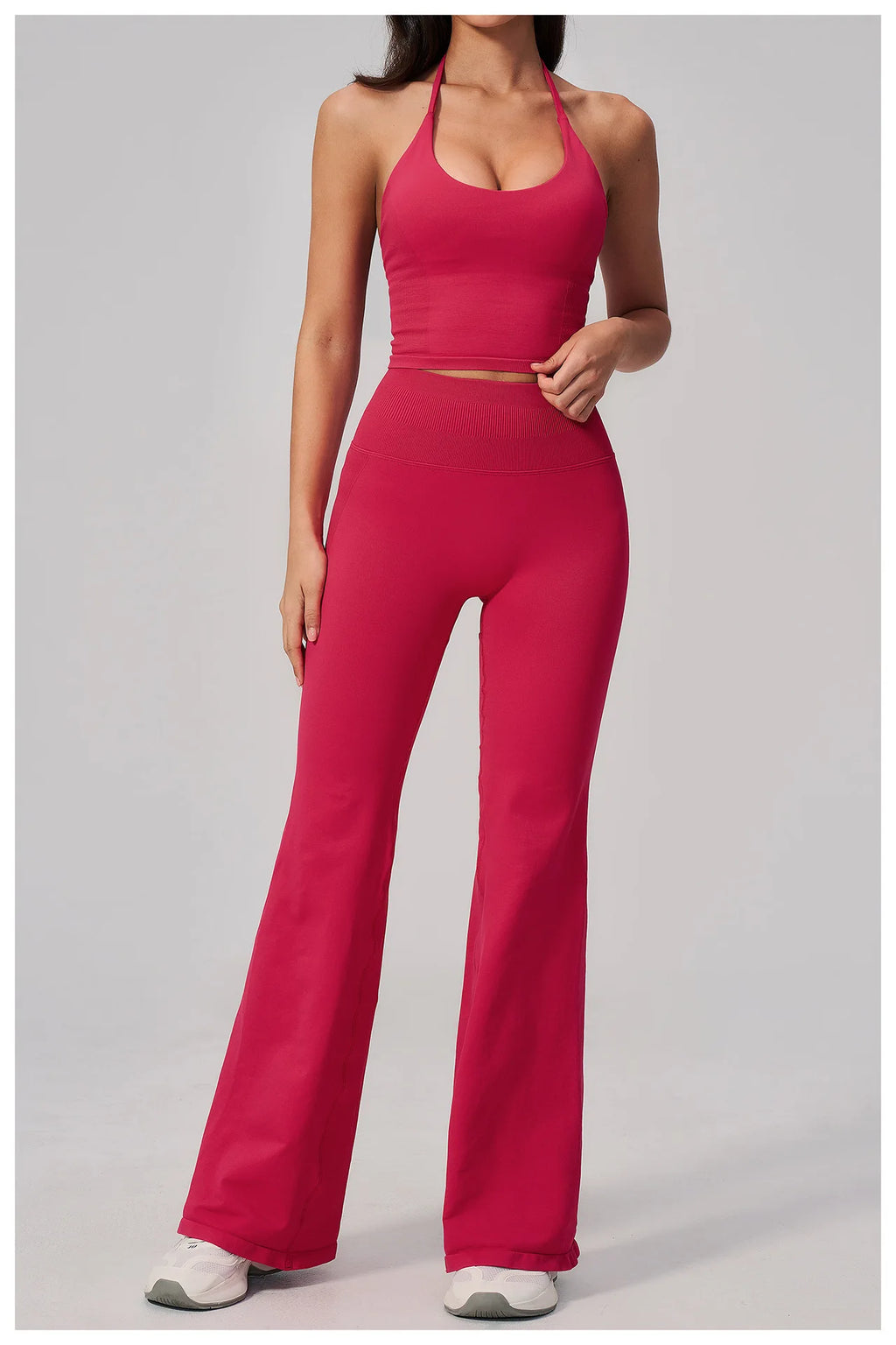 Conjunto de Yoga sin Costuras para Mujer, Ropa Deportiva, Conjunto de Fitness de 2 Piezas, Leggings y Sujetador Deportivo Transpirable, Ropa Deportiva Femenina