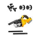 Aspiradora de mano con filtro de 2 uds, aspiradora inalámbrica eléctrica para el hogar, coche, limpieza de pelo de mascotas para batería DeWalt de 20V