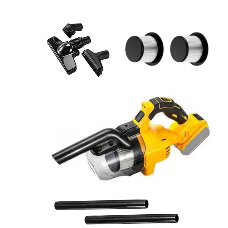 Aspiradora de mano con filtro de 2 uds, aspiradora inalámbrica eléctrica para el hogar, coche, limpieza de pelo de mascotas para batería DeWalt de 20V