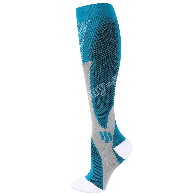 Calcetines de compresión para correr, calcetines deportivos para enfermería médica, 20-30mmHg, para viajes en vuelo, embarazo, Edema, Diabetes, venas varicosas