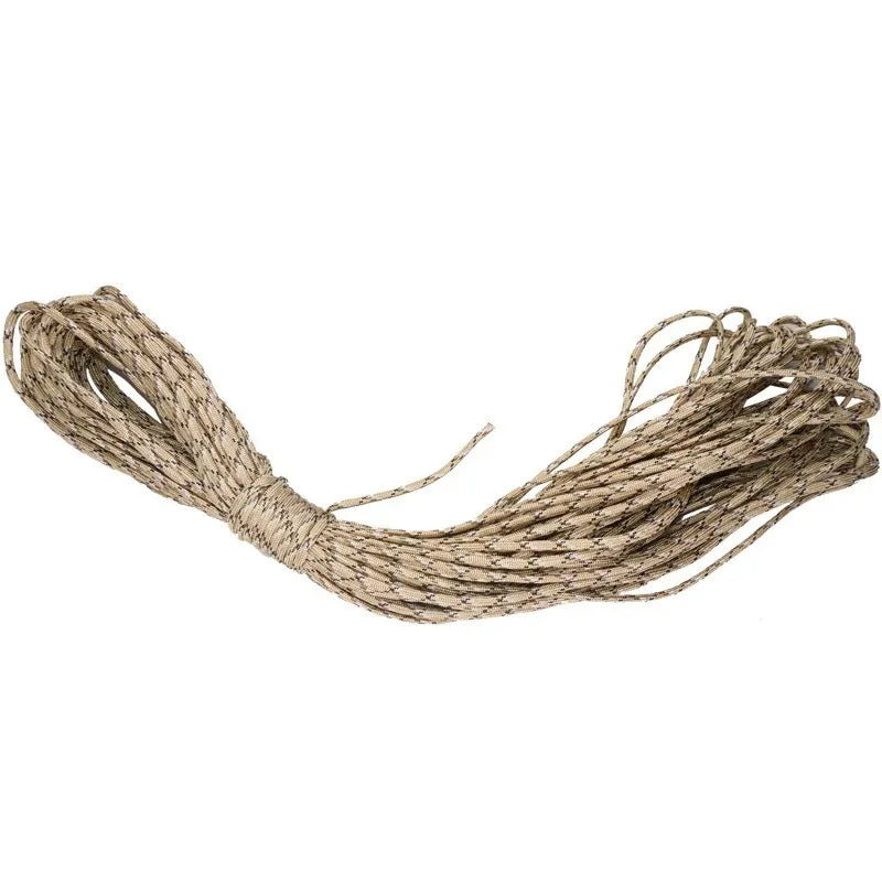Cuerda Paracord de 7 núcleos 550, 5 15 30 M de diámetro, cordón de 4mm para acampar al aire libre, cordón de supervivencia, paracaídas, accesorios para tienda de senderismo