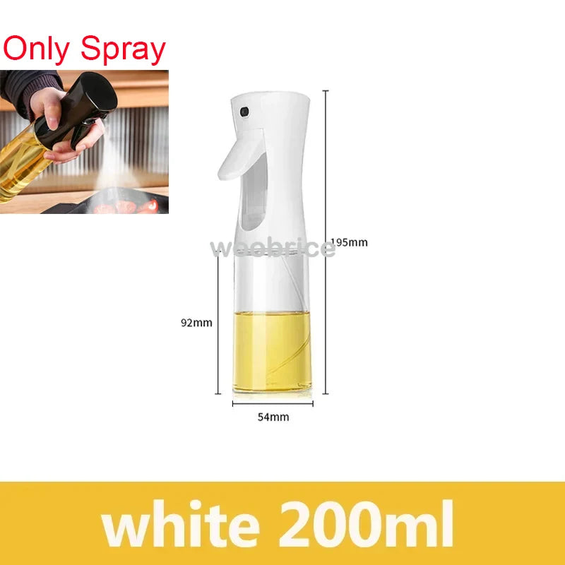 Dispensador de aceite en aerosol 2 en 1 para cocina, pulverizador de aceite o solo cepillo pulverizador para freír al aire, ensaladas, asar, cocinar en la cocina