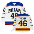 Camiseta de hockey de la Universidad Briar de la serie de TV Off Campus 2026, camiseta unisex de Graham Logan, Di Laurentis, Tucker, camiseta de playa
