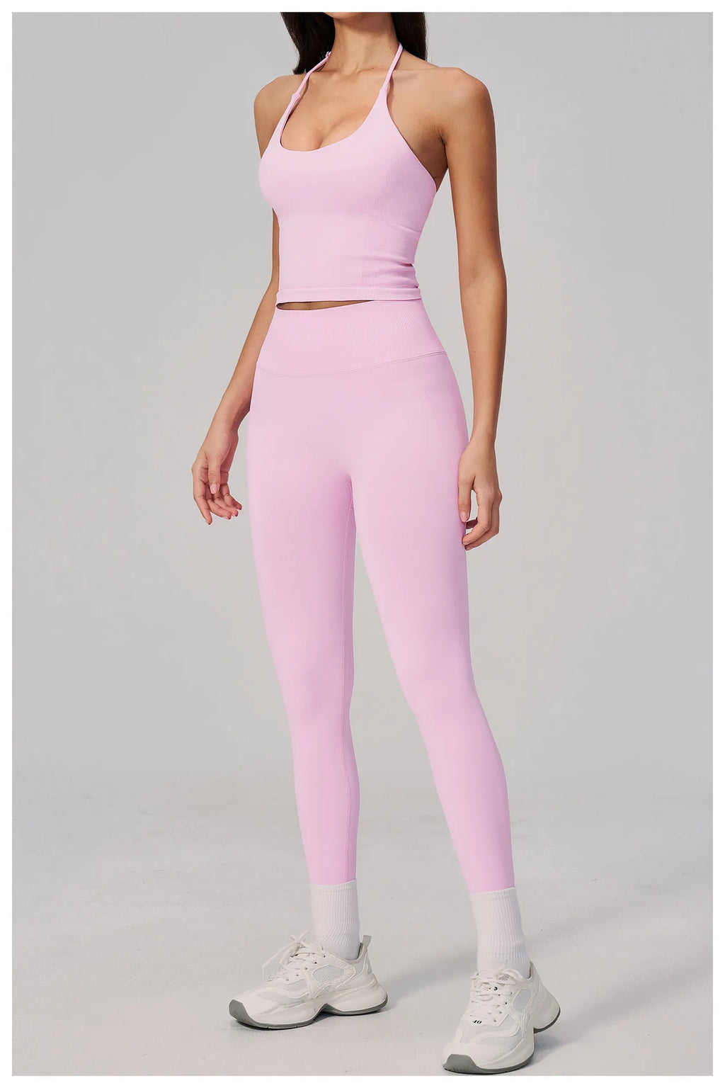 Conjunto de Yoga sin Costuras para Mujer, Ropa Deportiva, Conjunto de Fitness de 2 Piezas, Leggings y Sujetador Deportivo Transpirable, Ropa Deportiva Femenina