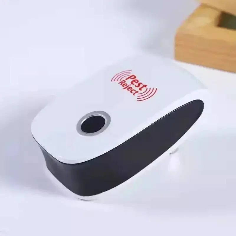 Repelente ultrasónico de plagas enchufable - Control efectivo de insectos para interiores para mosquitos, ratones, arañas, hormigas y cucarachas - Paja infantil
