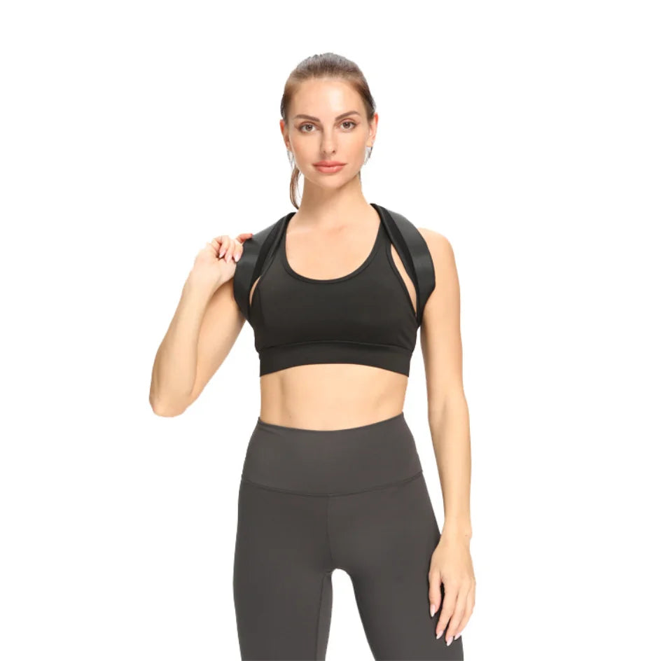 Cinturón Corrector de postura ajustable para espalda y hombros, soporte para clavícula y columna vertebral, modela tu cuerpo, deporte en casa y oficina