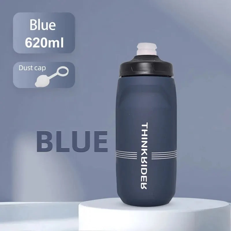 ThinkRider-botella de agua para bicicleta de montaña y carretera, botella de plástico portátil de gran capacidad para deportes al aire libre, 620ml/750ml