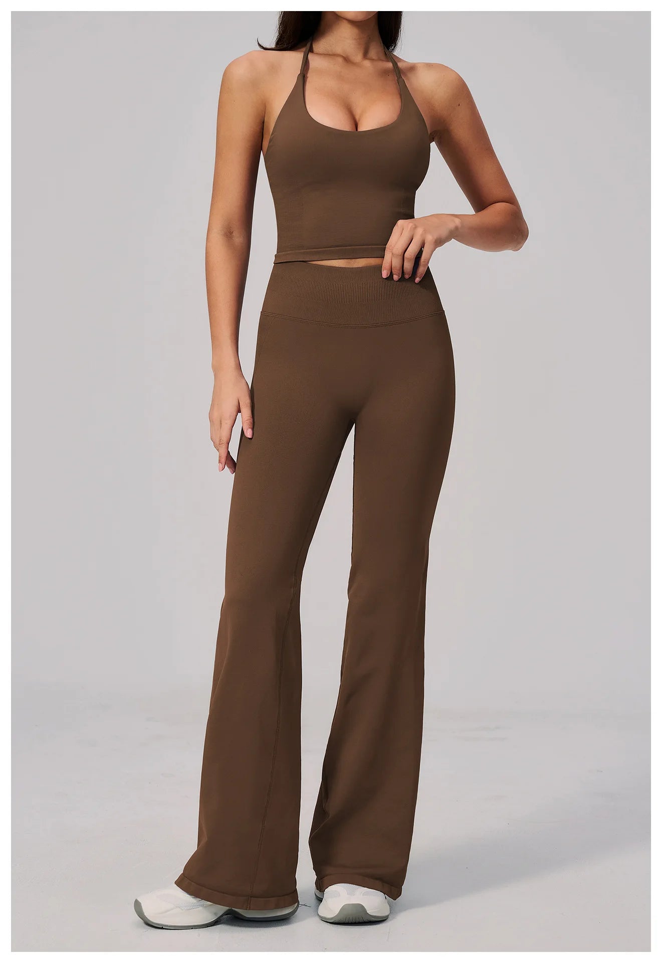 Conjunto de Yoga sin Costuras para Mujer, Ropa Deportiva, Conjunto de Fitness de 2 Piezas, Leggings y Sujetador Deportivo Transpirable, Ropa Deportiva Femenina